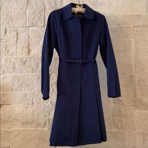 Jessie G Trench Coat in Navy EUC —Size Medium